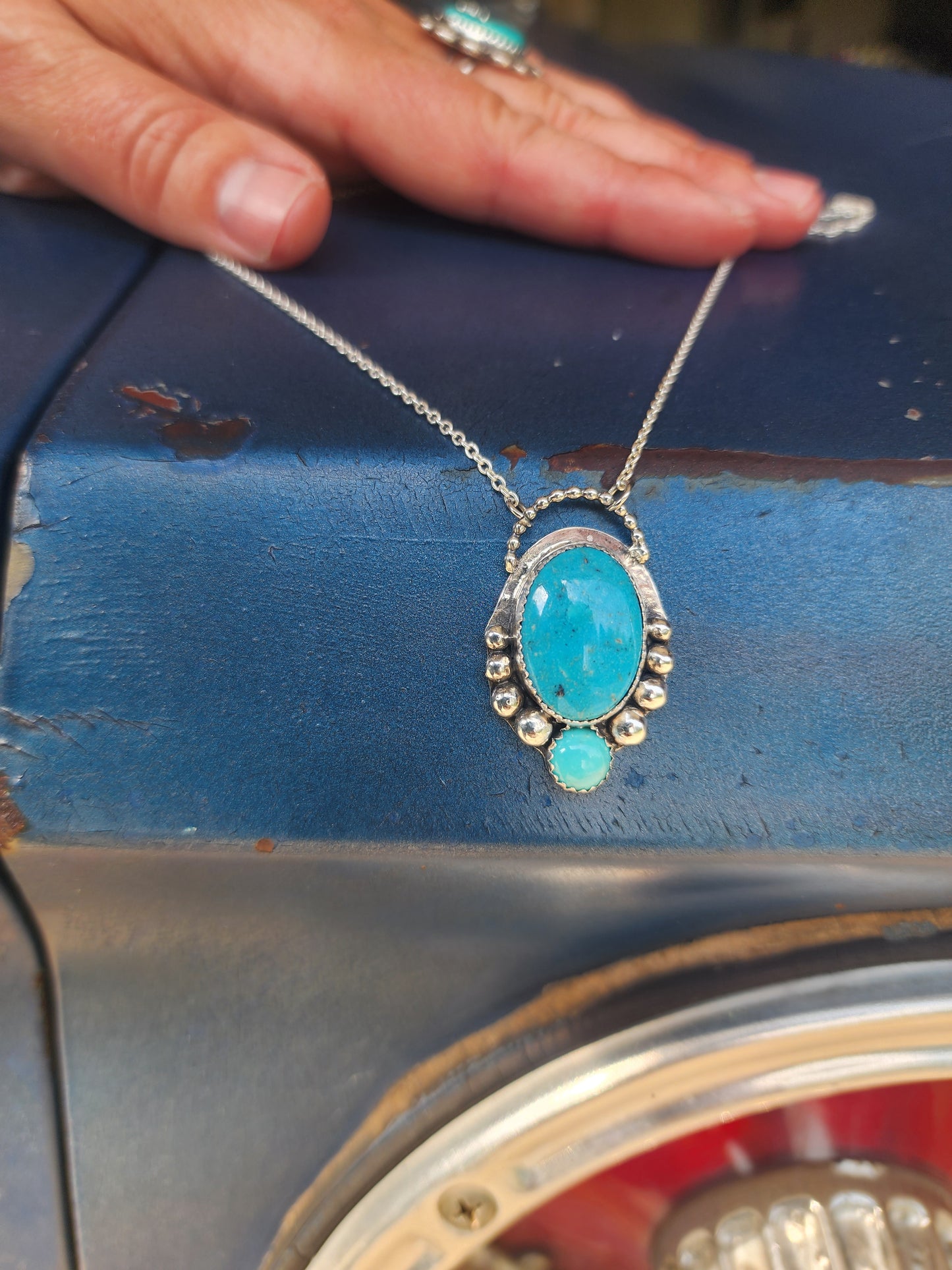 Kingman Turquoise Necklace