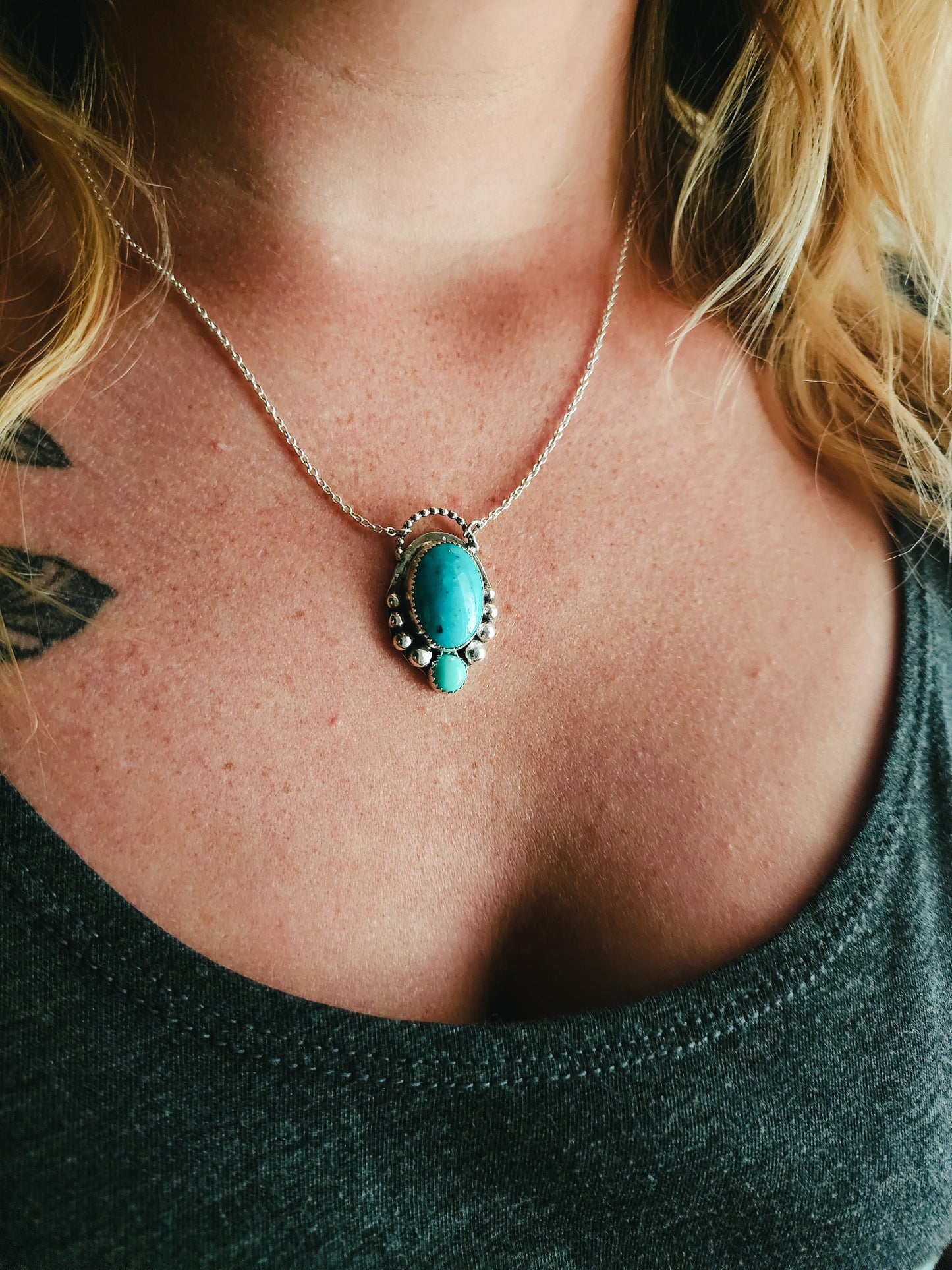 Kingman Turquoise Necklace